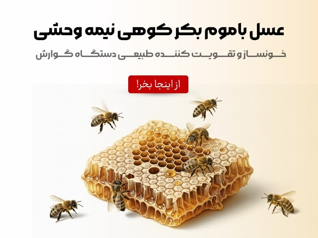 عسل با موم بکر کوهی
